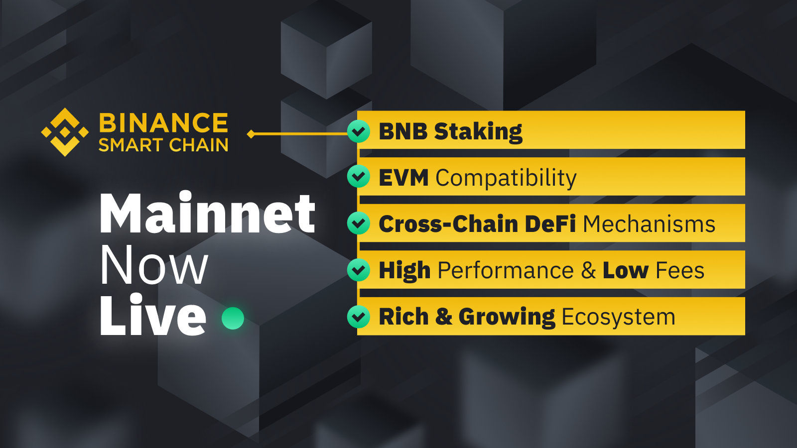 coinbase binance smart chain