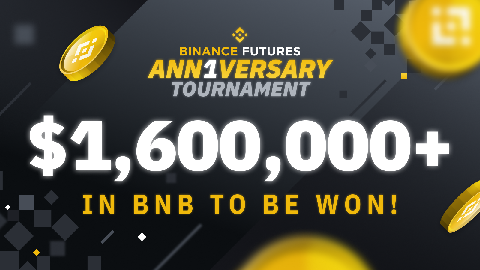 Binance Futures 1st Anniversary Trading Tournament - Over ...