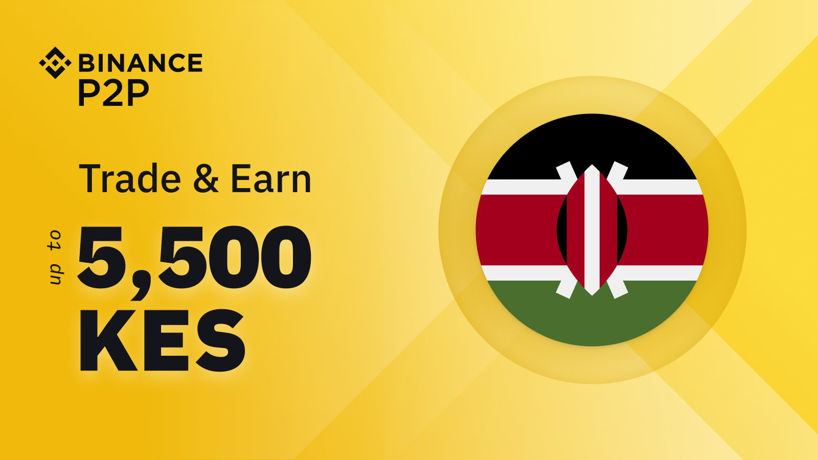 P2P in Kenya Trade and Earn up to 5,500 KES!