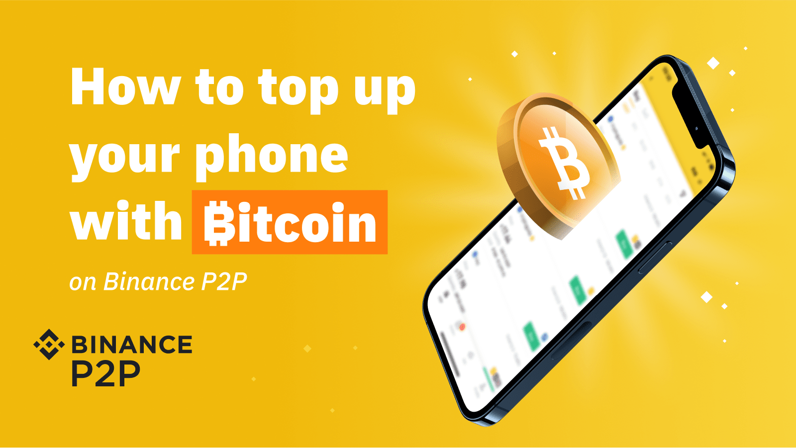How to Top Up Your Mobile Phone with Bitcoin on Binance P2P