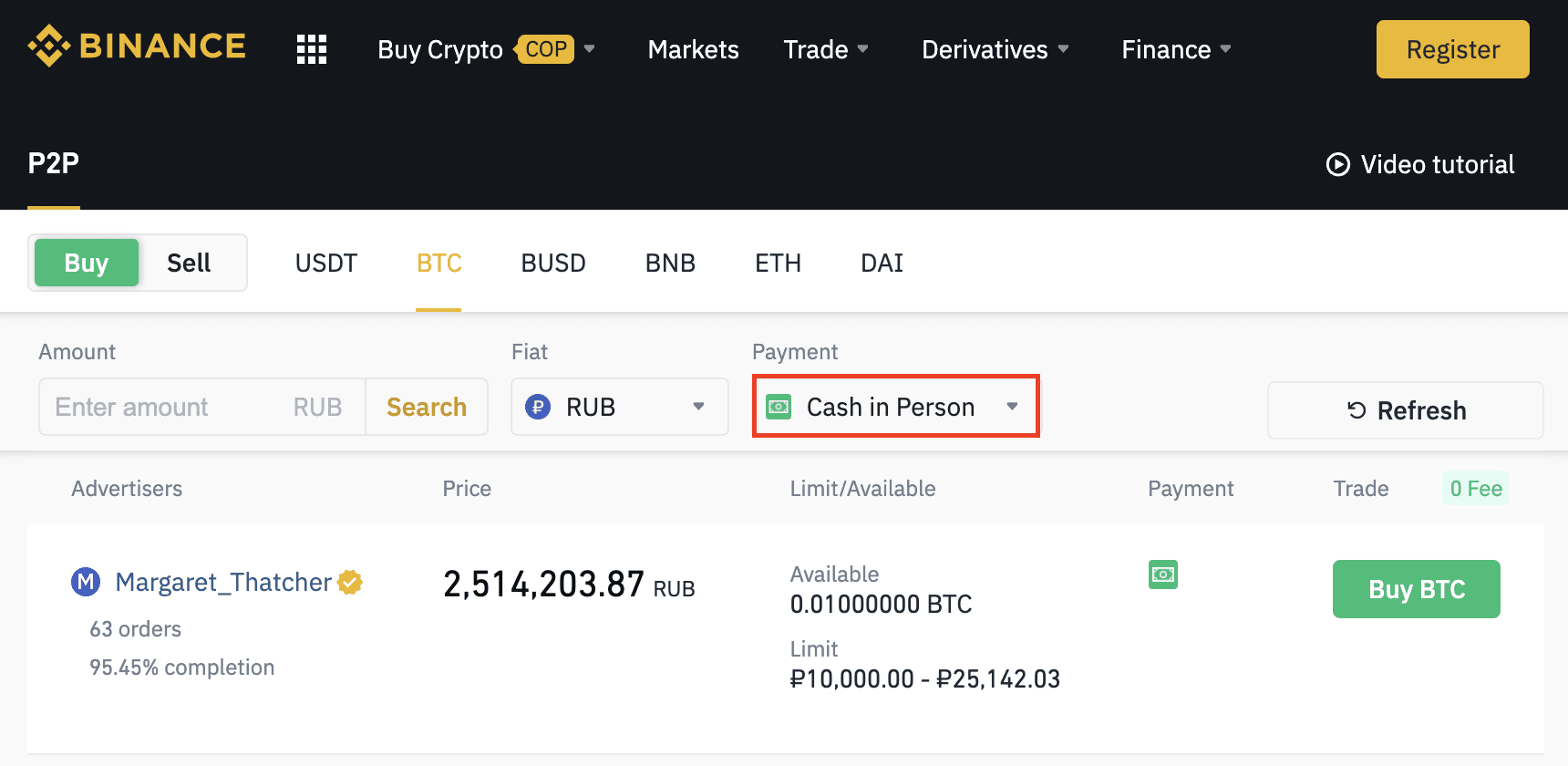 Best Way To Buy Bitcoin With Cash In 2021 The Complete Guide From Binance P2p