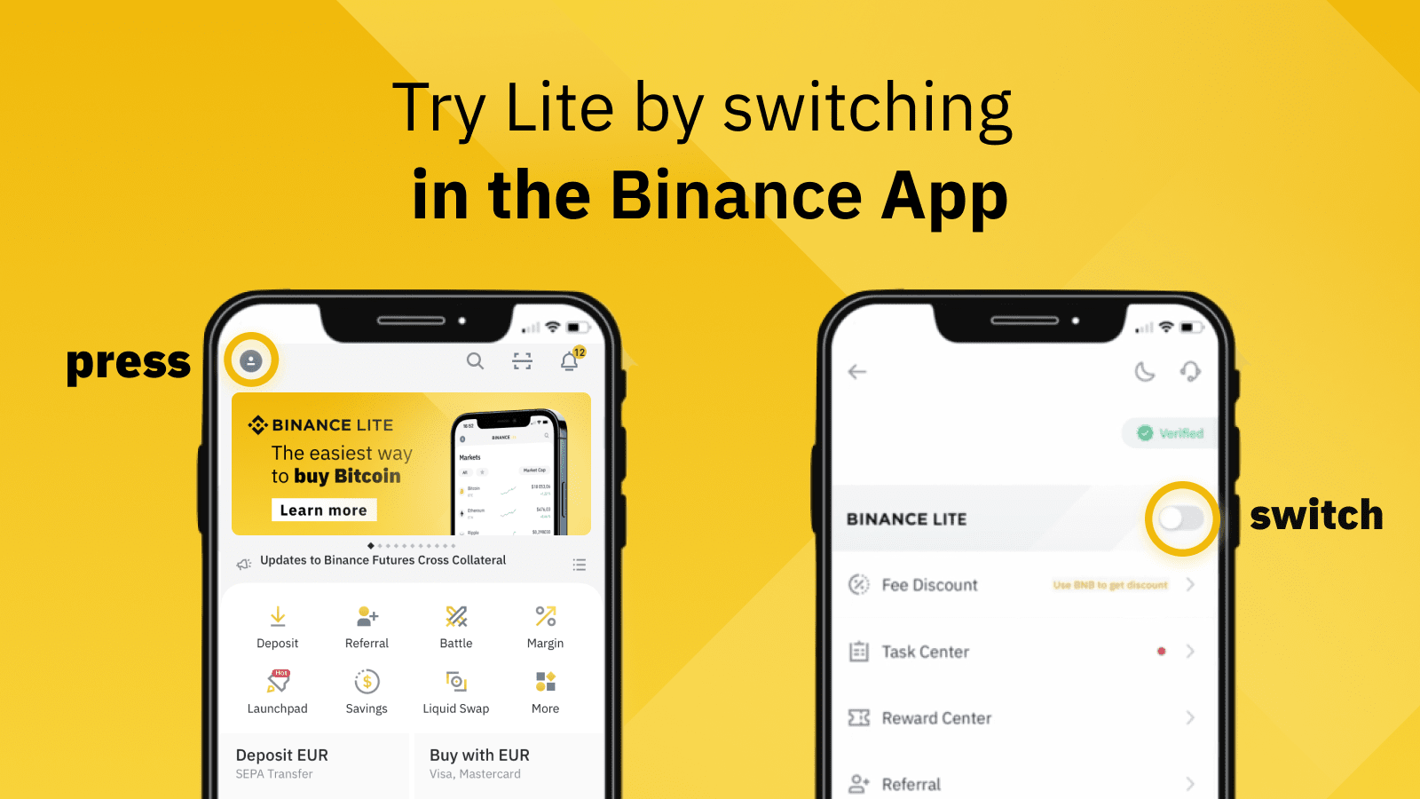 cheapest way to get bitcoin on binance